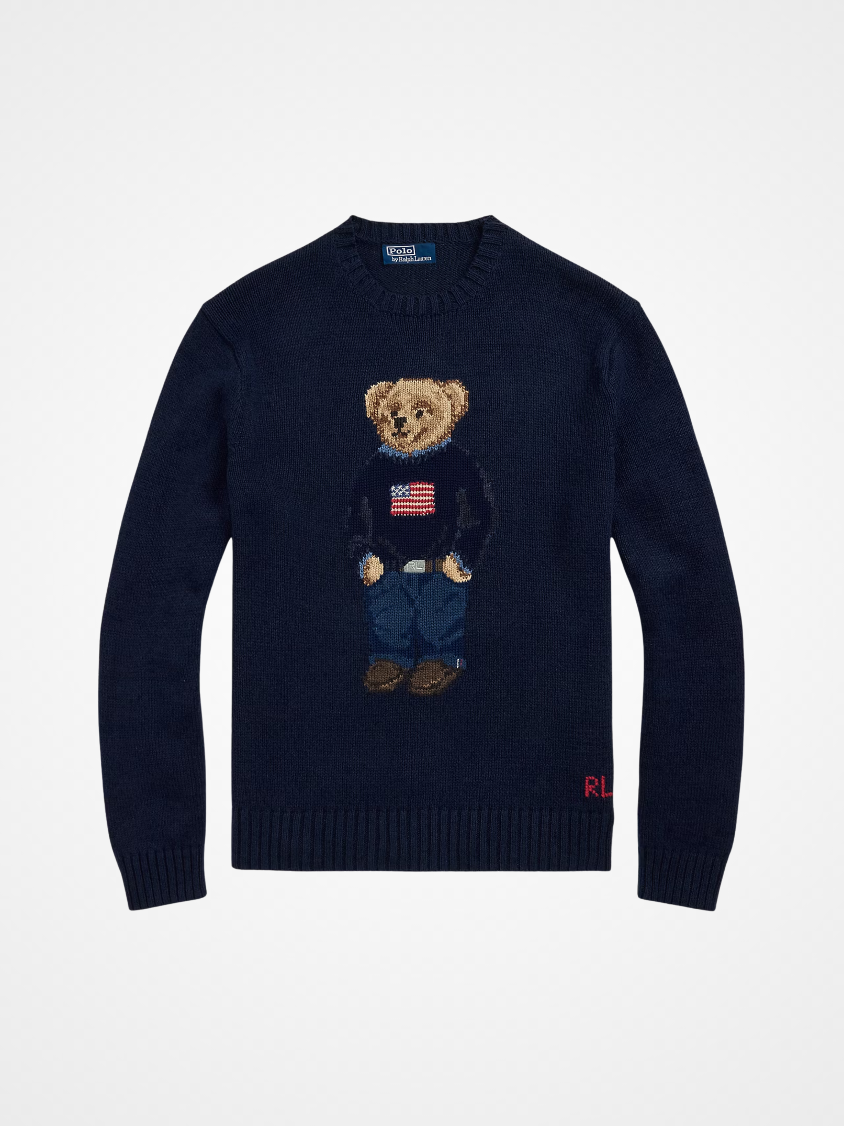 Polo Bear Cotton-Linen Sweater